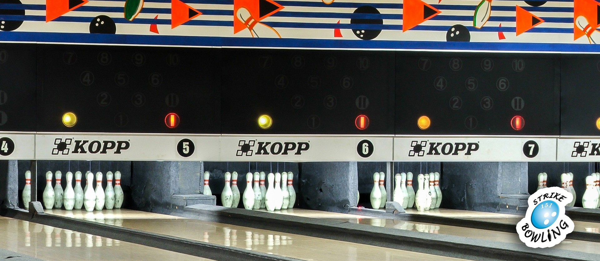 O Strike 151 Bowling possui 10 pistas oficiais